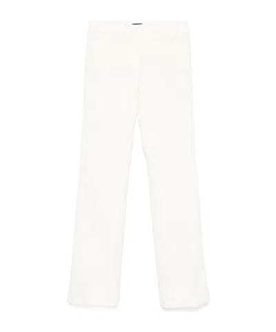 Tom Ford Belt Loops Slacks In White
