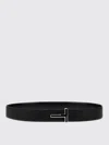 Tom Ford Shiny Smooth Calf Reversible T Belt 40 Mm In Black