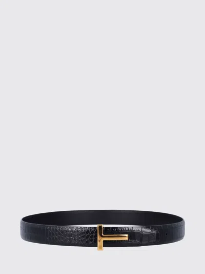 Tom Ford Belt Men  In Black