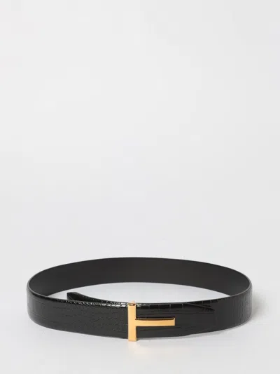 Tom Ford Belt Men  In Black