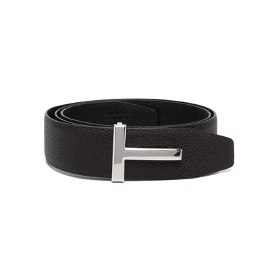 Tom Ford T Icon Reversible Belt In Multi
