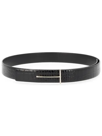 TOM FORD TOM FORD BELT WITH BUCKLE "T"