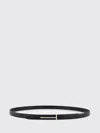Tom Ford Skinny Python Embossed Leather Belt In Black