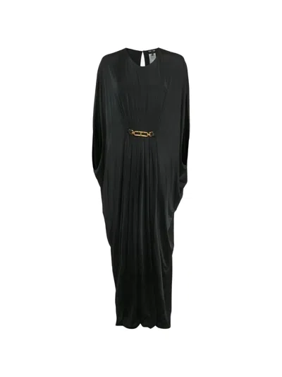 Pre-owned Tom Ford Belted Kaftan In Black