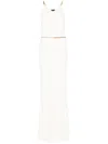 Tom Ford Belted Maxi Dress In White