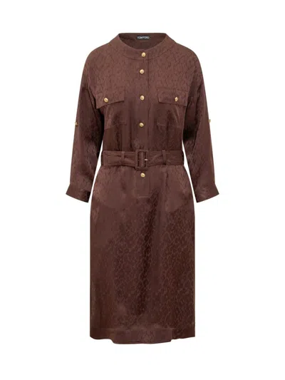Tom Ford Belted Shirt Dress