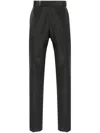 Tom Ford Belted Tailored Trousers In Grey