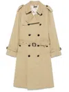 Tom Ford Belted Trench Coat In 中性色