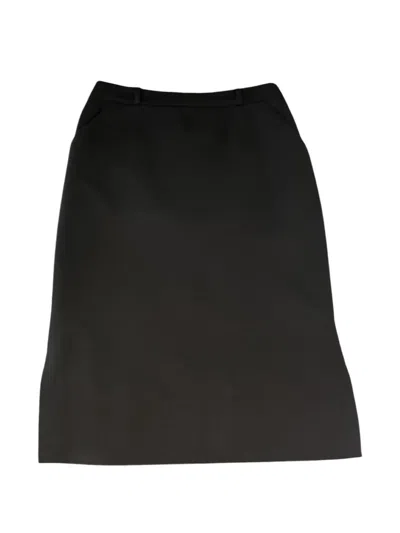 Tom Ford Belt-loops Pencil Midi Skirt In 블랙