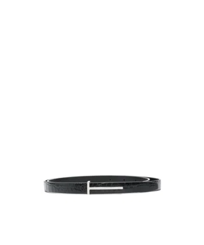 TOM FORD TOM FORD BELTS BLACK