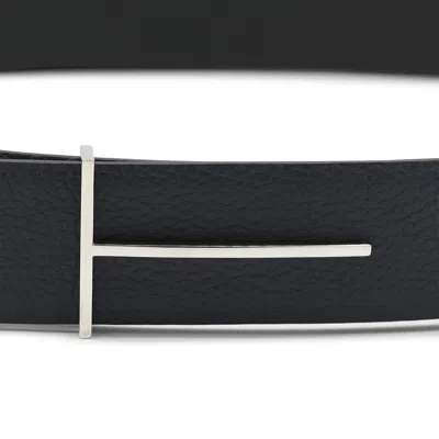 Tom Ford Belts Blue And Green In Black