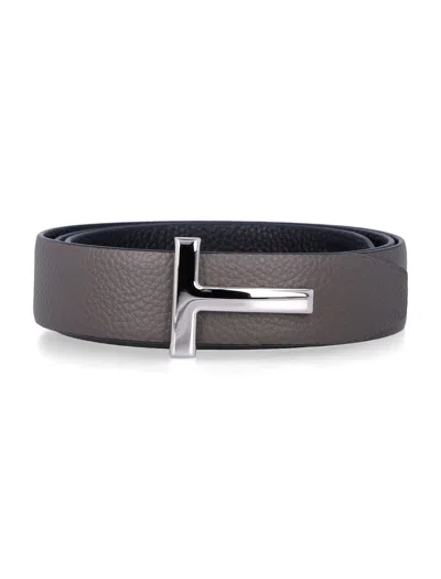 Tom Ford Belts In Gray