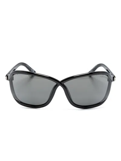 Tom Ford Bettina Butterfly-frame Sunglasses In Black