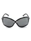 Tom Ford Bettina Butterfly-frame Sunglasses In Black