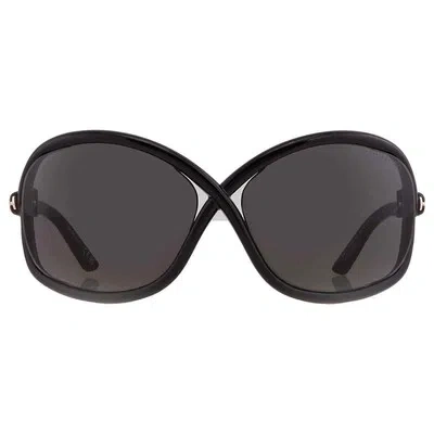 Pre-owned Tom Ford Bettina Smoke Butterfly Ladies Sunglasses Ft1068 01a 68 Ft1068 01a 68 In Gray