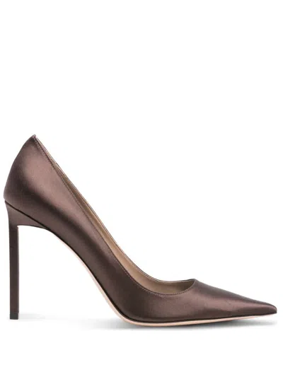 Tom Ford Betty Satin Pumps In Brown