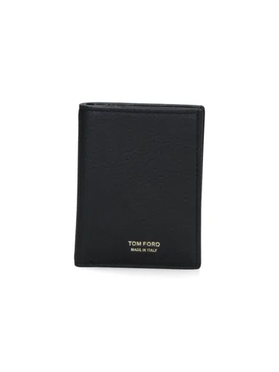 Tom Ford Bi-fold Card Holder In Black