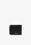 Tom Ford Soft Grain T Line Money Clip Wallet In Black