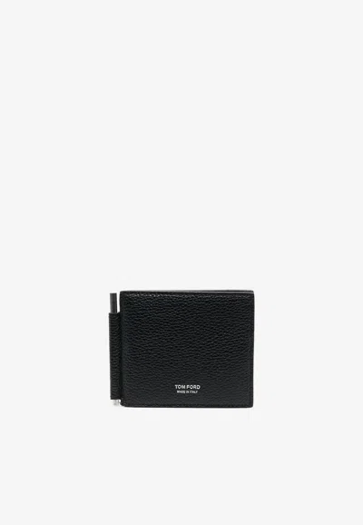 TOM FORD BI-FOLD LEATHER CARDHOLDER
