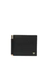 Tom Ford Garnet Leather Wallet With Logo