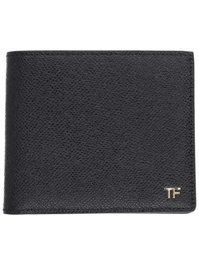 Tom Ford "bi Fold" Wallet In Black
