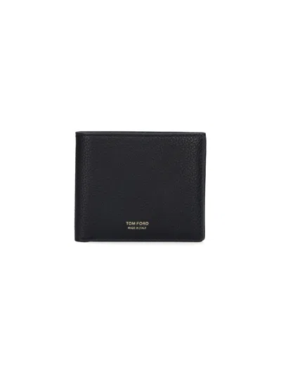 Tom Ford Bi-fold Wallet In Black