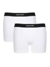 Tom Ford Logo Waistband Boxer Brief In White