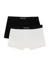 Tom Ford Pack Of 2 Cotton Briefs In Black