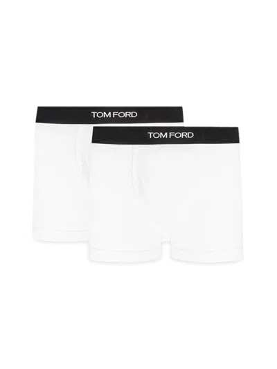 Tom Ford Confezione Da Due Boxer In White