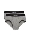 Tom Ford Grey Cotton Slip Underwear In Gray