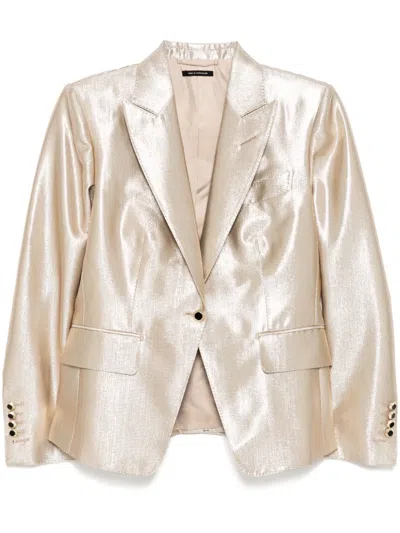 Tom Ford Bianca Blazer In Neutral