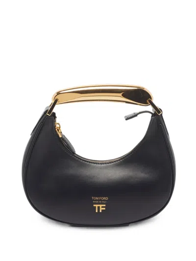 Pre-owned Tom Ford Bianca Mini Shoulder Bag In Black