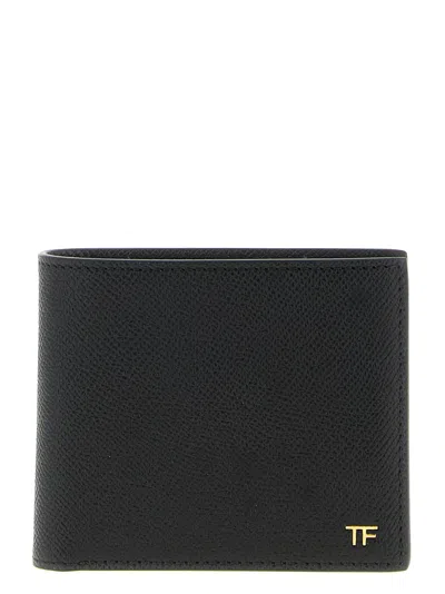 Tom Ford Bifold Leather Wallet In Black