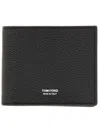 Tom Ford Bifold T Line Wallet In Gold