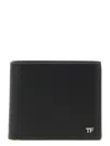 Tom Ford Textured Leather Bifold Wallet And Cardholder In Black