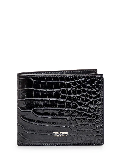 Tom Ford Bifold Wallet In Black