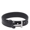 Tom Ford Men Leather T Bracelet In Black