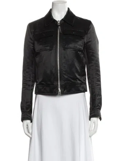 Pre-owned Tom Ford Biker Jacket In Black