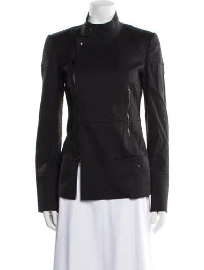 Pre-owned Tom Ford Biker Jacket In Black