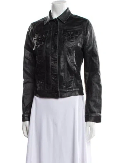 Pre-owned Tom Ford Biker Jacket In Black