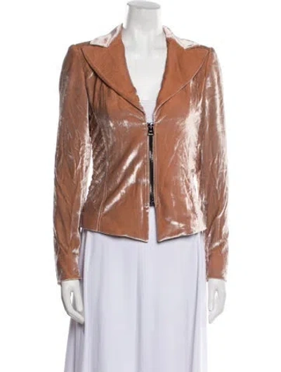 Pre-owned Tom Ford Biker Jacket In Neutral
