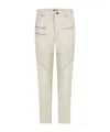 Tom Ford Biker Leather Pants In White