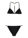 Tom Ford Triangle Bikini Set Adjustable Straps Hardware In Black