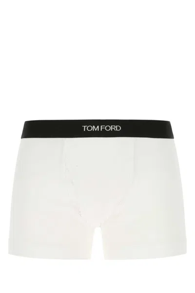 Tom Ford Bi-pack Boxer Briefs For Men In White