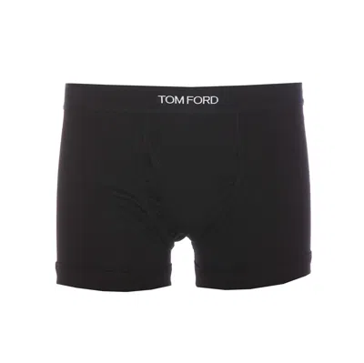 Tom Ford Bipack Logo Boxer In Black