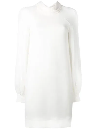 Tom Ford Bishop Sleeve Dress In White