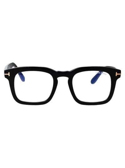 Tom Ford Black Acetate Glasses In Pink