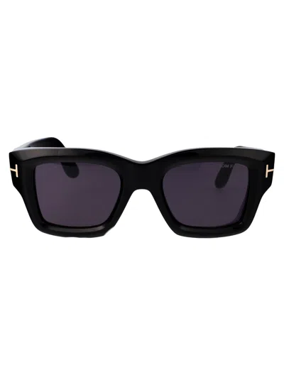 Tom Ford Black Acetate Sunglasses