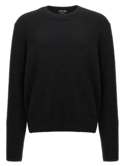 TOM FORD BLACK ALPACA SWEATER