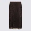Tom Ford Black And Brown Skirt In Multi